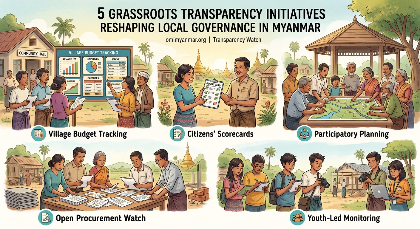 5 Grassroots Transparency Initiatives Reshaping Local Governance in Myanmar — 1