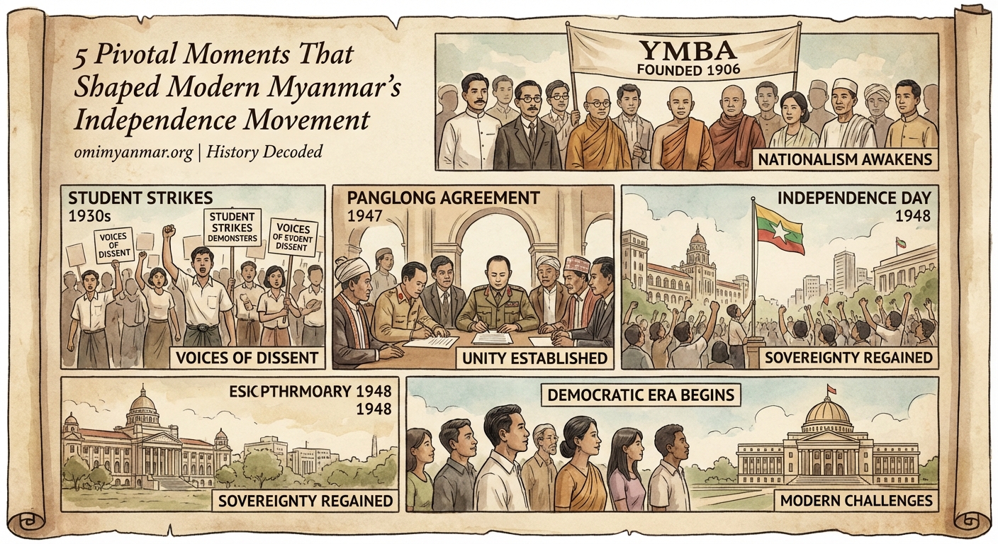5 Pivotal Moments That Shaped Modern Myanmar's Independence Movement — 2