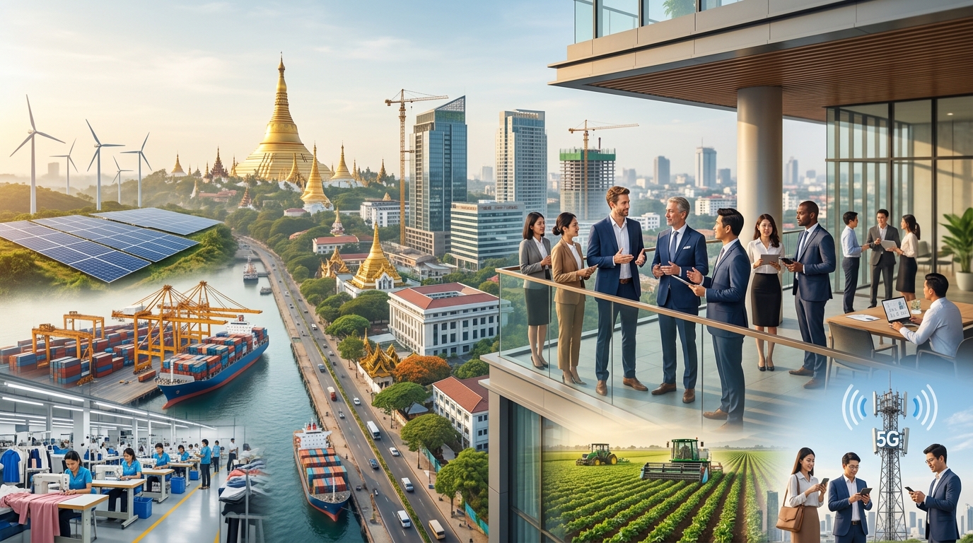 5 Profitable Industries for International Businesses Entering Myanmar