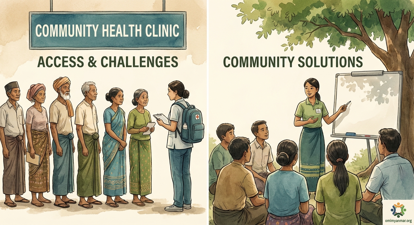 Understanding Myanmar's Healthcare System: Access, Challenges, and Community Solutions - Illustration 1