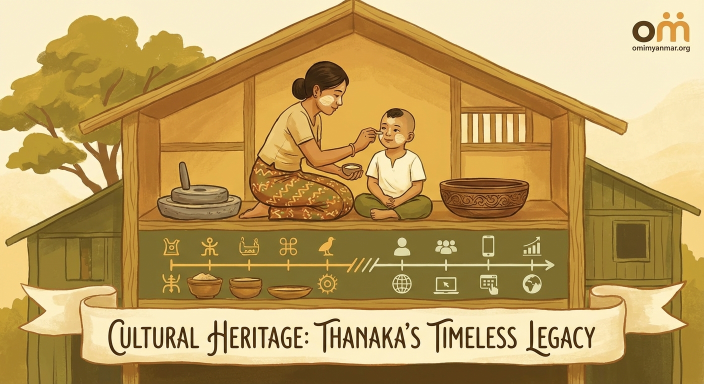 Why Thanaka Paste Remains Myanmar's Most Beloved Beauty Secret After 2,000 Years - Illustration 1