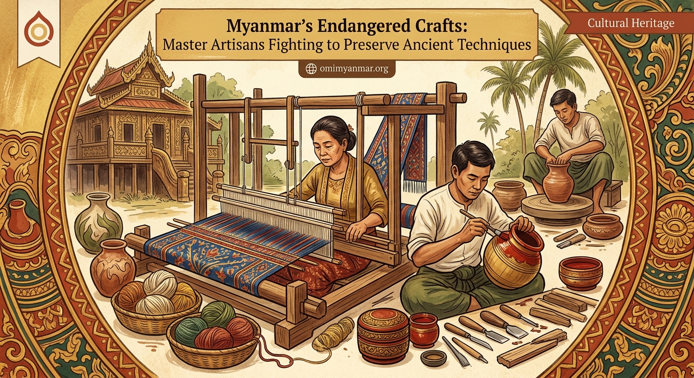 Myanmar's Endangered Crafts: Master Artisans Fighting to Preserve Ancient Techniques — 1