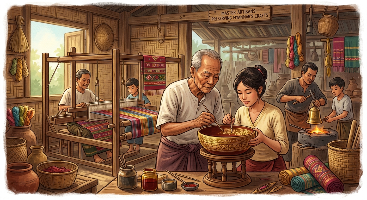 Myanmar's Endangered Crafts: Master Artisans Fighting to Preserve Ancient Techniques — 2
