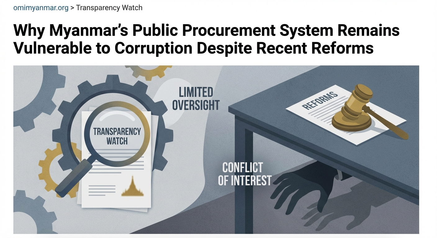 Why Myanmar's Public Procurement System Remains Vulnerable to Corruption Despite Recent Reforms — 2