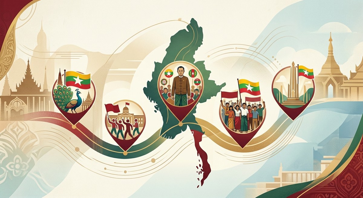 5 Pivotal Moments That Shaped Modern Myanmar's Independence Movement