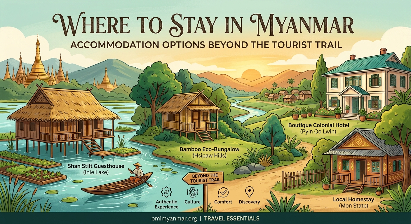 Where to Stay in Myanmar: Accommodation Options Beyond the Tourist Trail - Illustration 2
