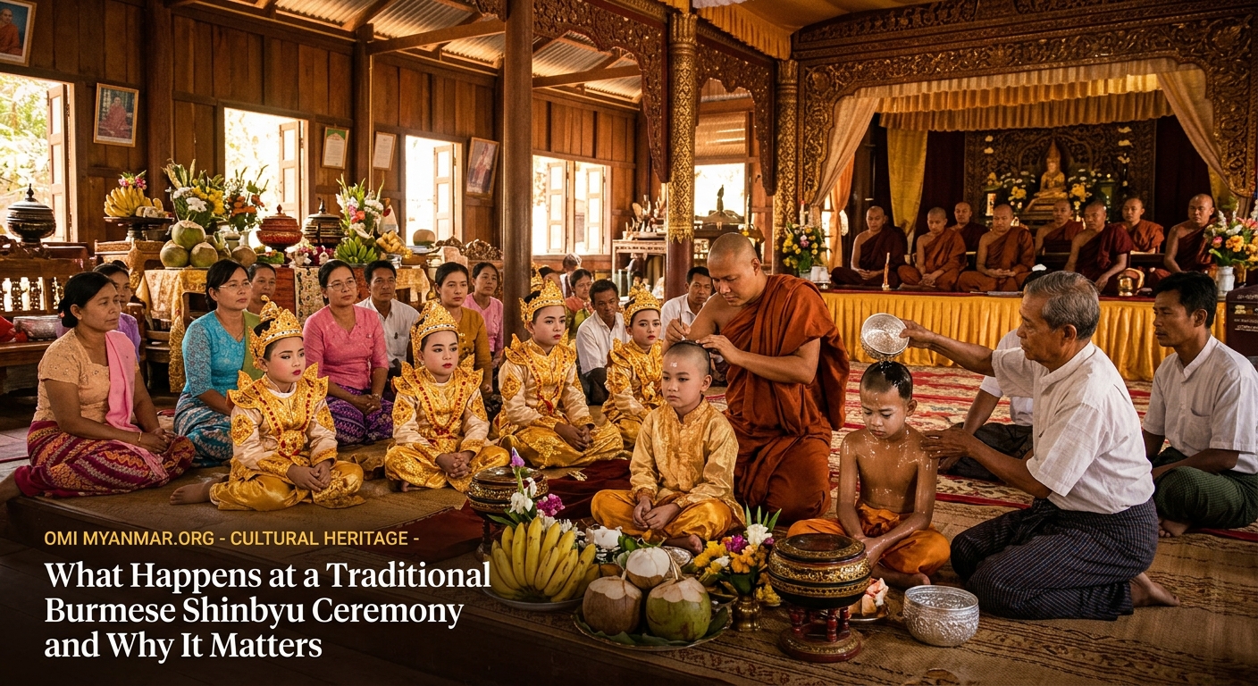 What Happens at a Traditional Burmese Shinbyu Ceremony and Why It Matters - Illustration 1