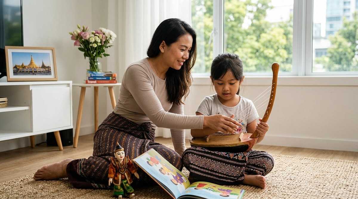 Raising Global Citizens: How Myanmar Parents Abroad Teach Children About Their Cultural Identity